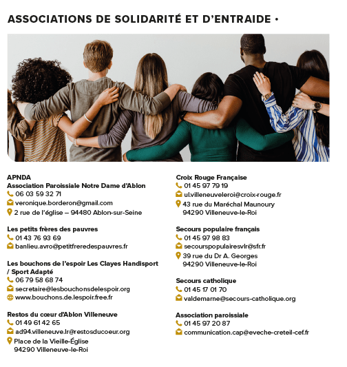 5 les associations de solidarité et d'entraide