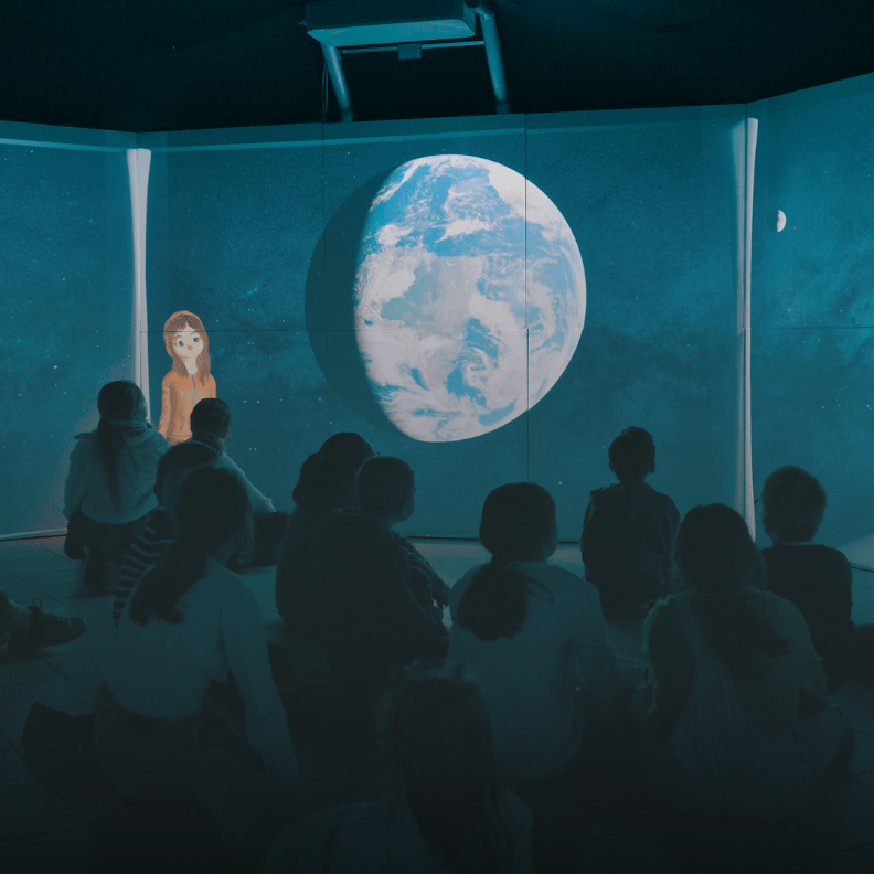 soirée immersive en famille système solaire