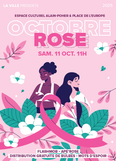 Affiche pour octobre rose 2025