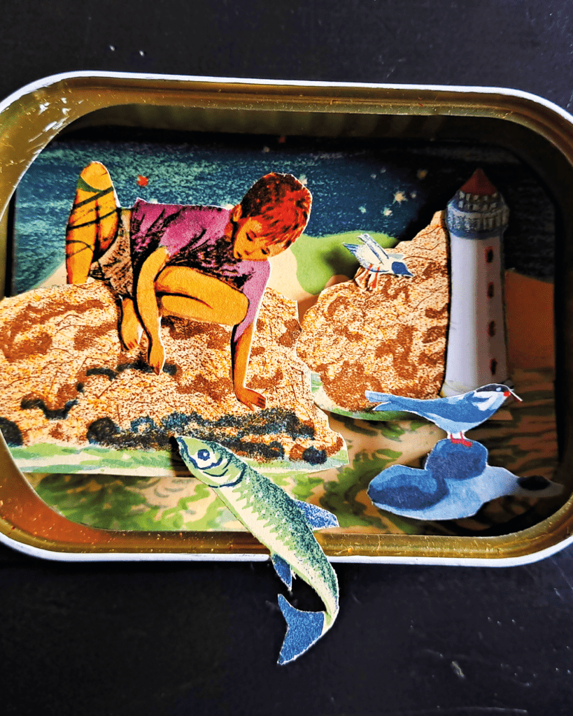 image de l'atelier créatif médiathèque de "ma boîte à sardines"