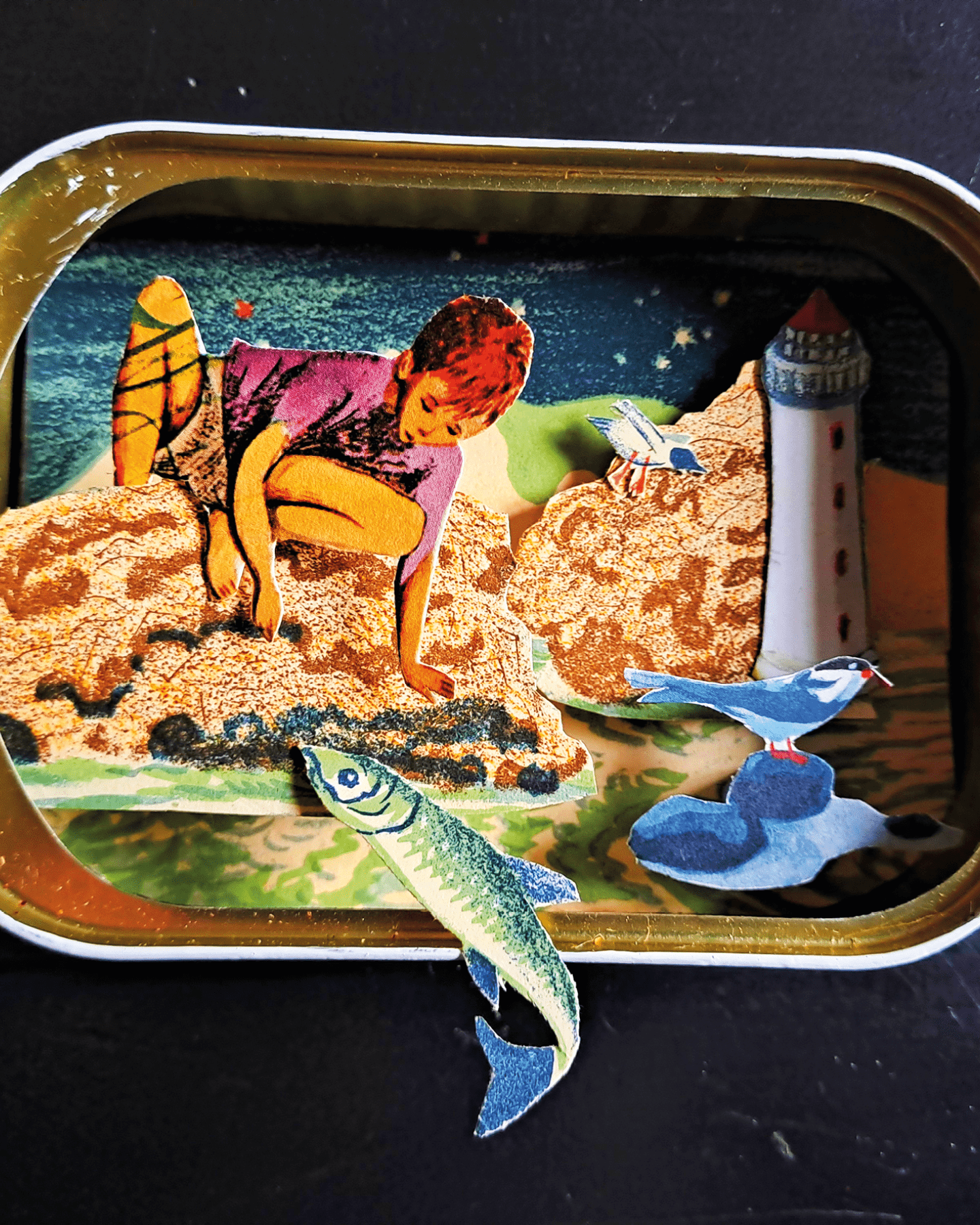 image de l'atelier créatif médiathèque de "ma boîte à sardines"
