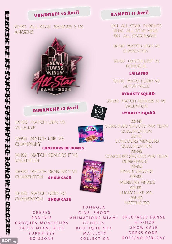 programme all star 2026
