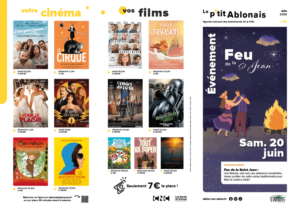 couverture de l'agenda le "ptit ablonais n°54"