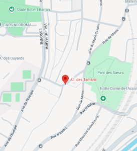 Carte Allée des Tamaris