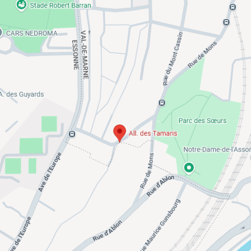Carte Allée des Tamaris