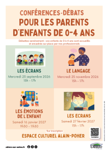 affiche conférences débats