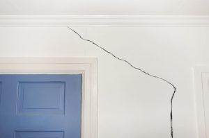 fissure dans un mur