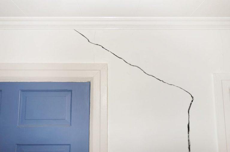 fissure dans un mur